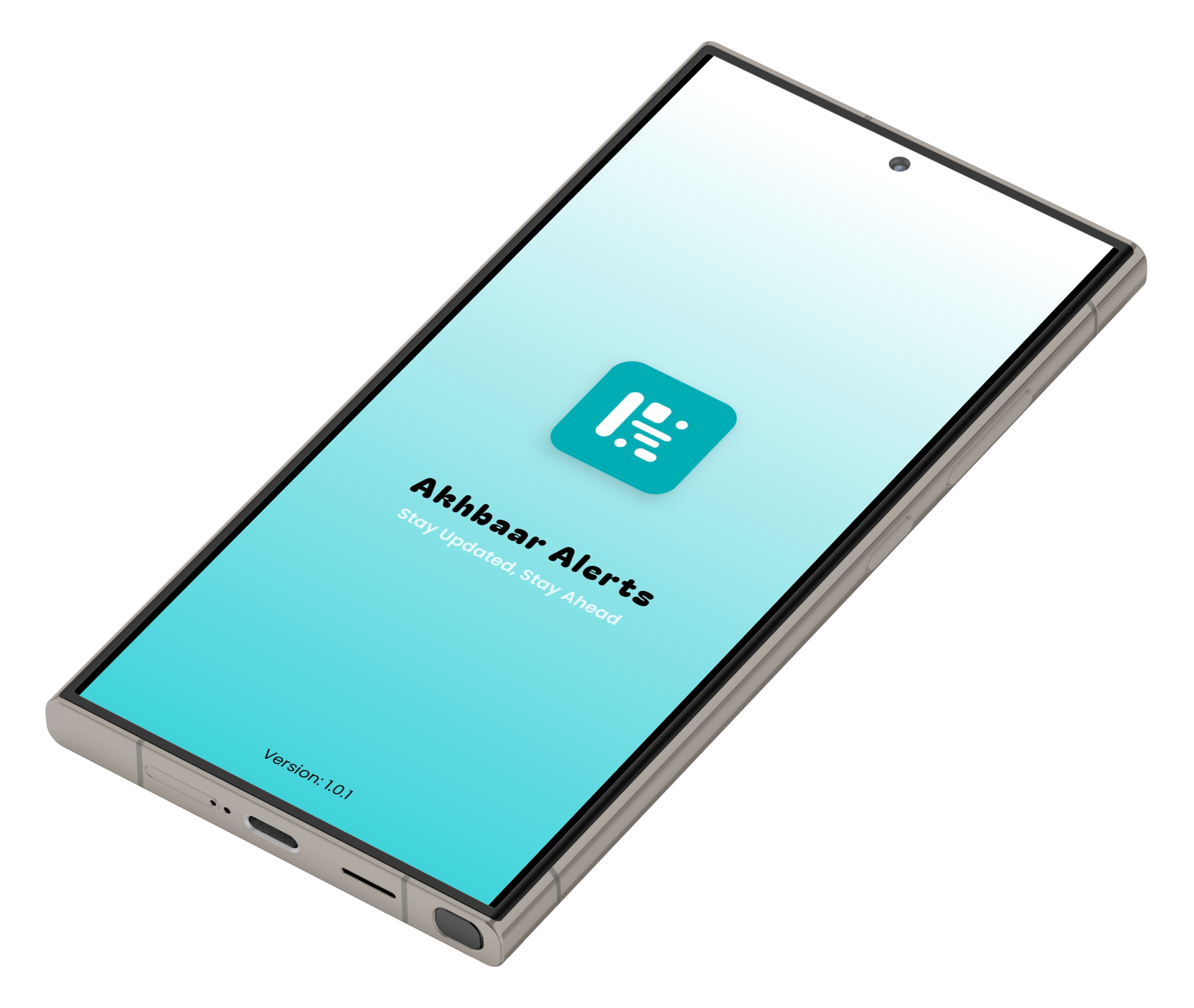 Akhbaar Alert App Interface
